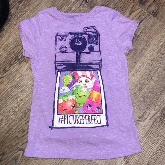 Shopkins Other - Shopkins Girls Short Sleeve Graphic Tee - Sz Small